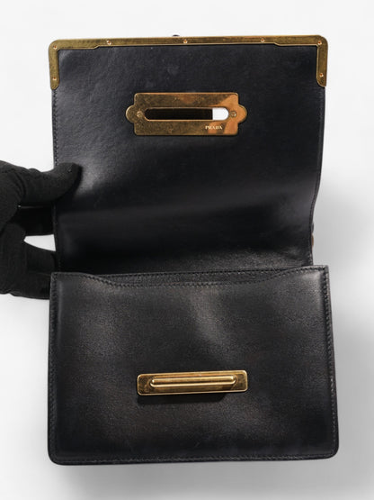 Prada Cahier Black Leather