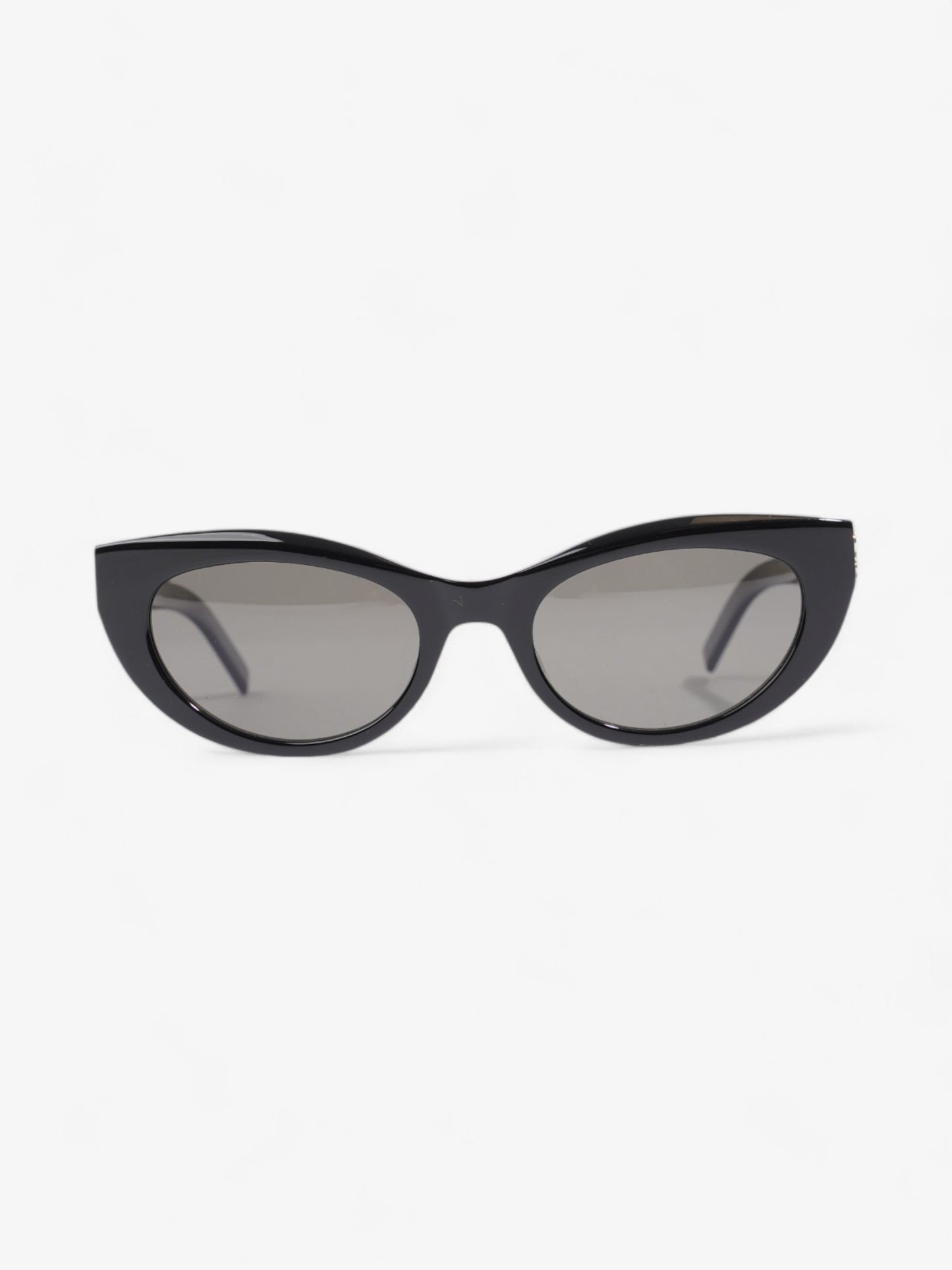 Saint Laurent YSL Cat Eye Sunglasses Black / Gold Acetate 140mm