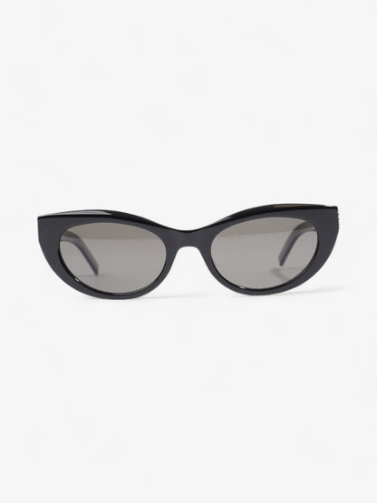 Saint Laurent YSL Cat Eye Sunglasses Black / Gold Acetate 140mm