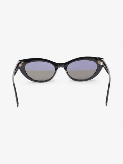 Saint Laurent YSL Cat Eye Sunglasses Black / Gold Acetate 140mm