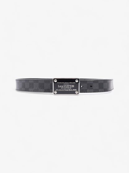 Louis Vuitton Inventeur Reversible Belt Damier Graphite Leather 95cm / 38"