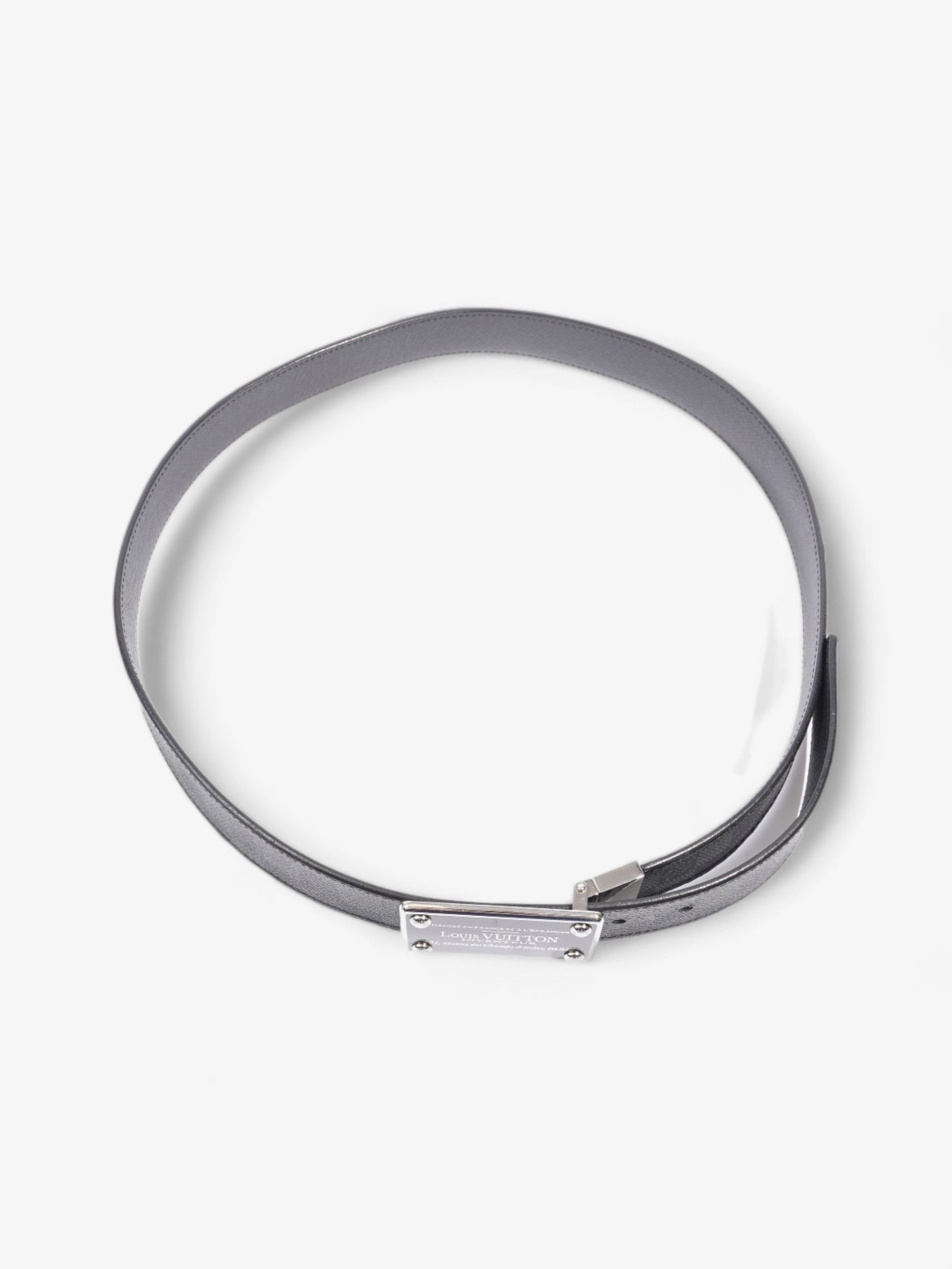 Louis Vuitton Inventeur Reversible Belt Damier Graphite Leather 95cm / 38"