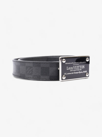 Louis Vuitton Inventeur Reversible Belt Damier Graphite Leather 95cm / 38"