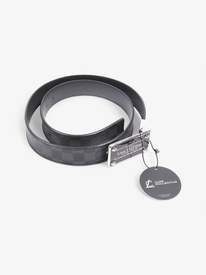 Louis Vuitton Inventeur Reversible Belt Damier Graphite Leather 95cm / 38"