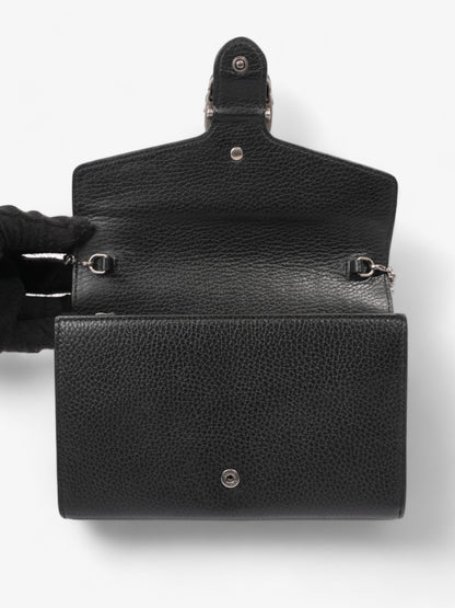 Gucci Dionysus Chain Wallet Black Leather