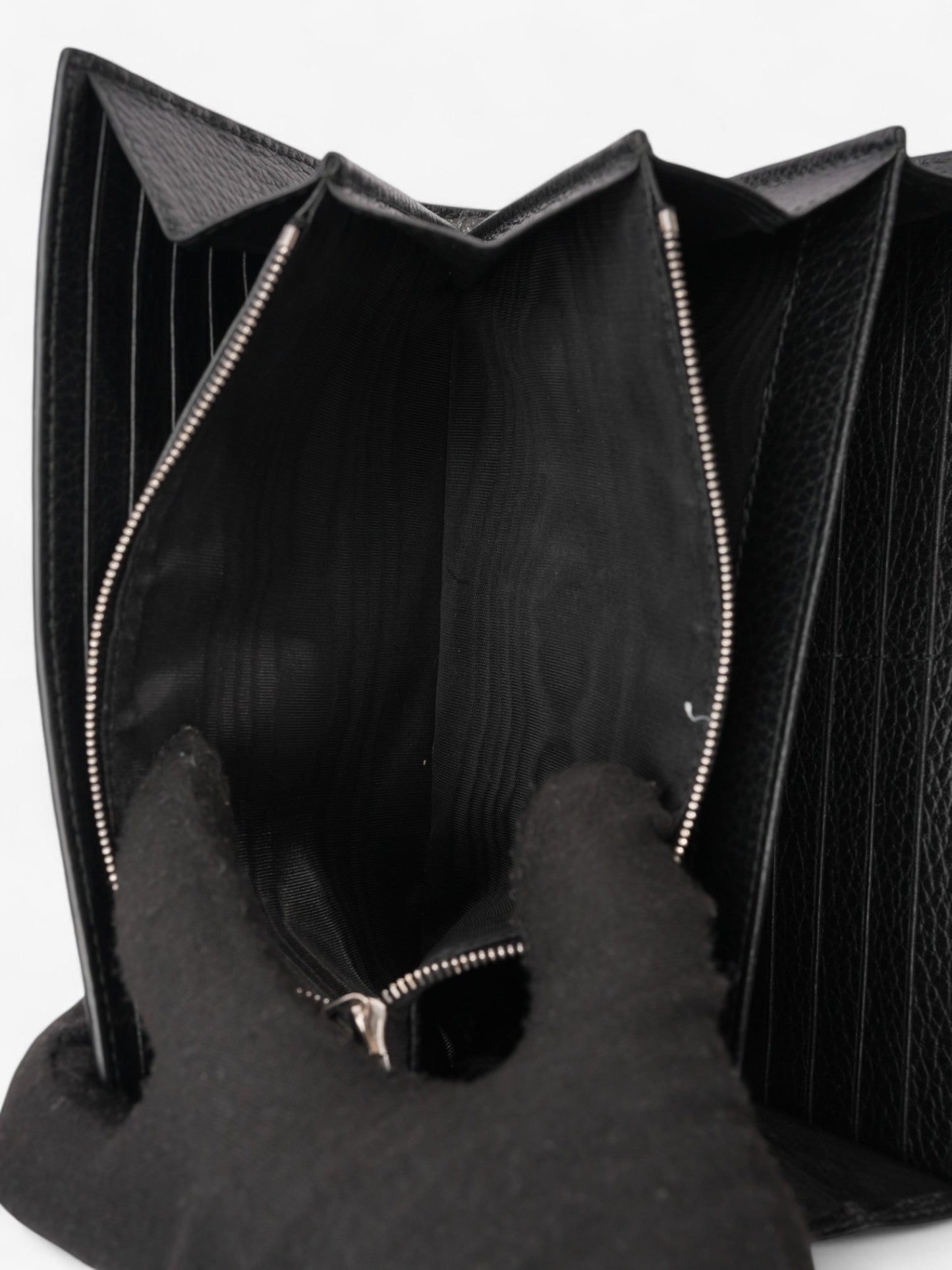 Gucci Dionysus Chain Wallet Black Leather