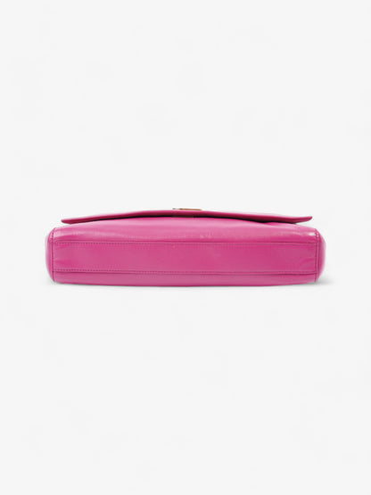 Saint Laurent Kate Reversible Hot Pink Leather