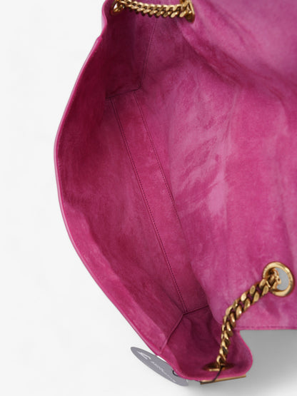 Saint Laurent Kate Reversible Hot Pink Leather