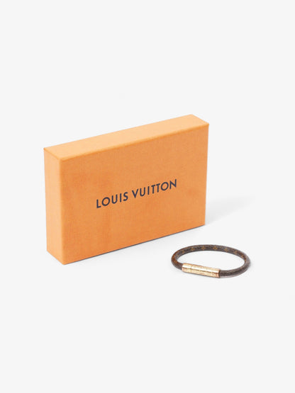 Louis Vuitton LV Confidential Bracelet Monogram / Gold Coated Canvas 19