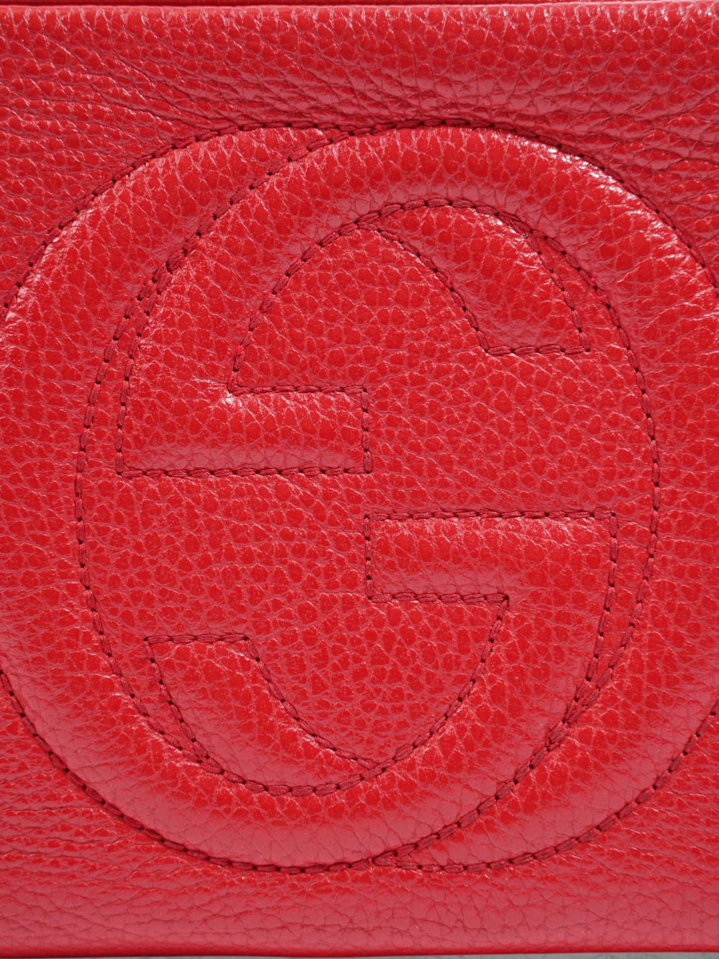 Gucci Soho Disco Bag Red Leather Small