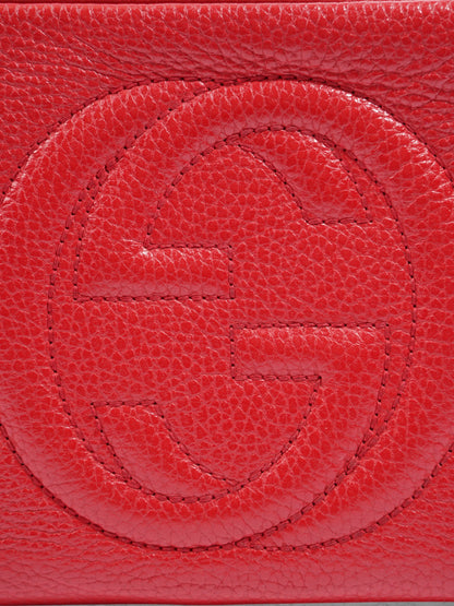 Gucci Soho Disco Bag Red Leather Small