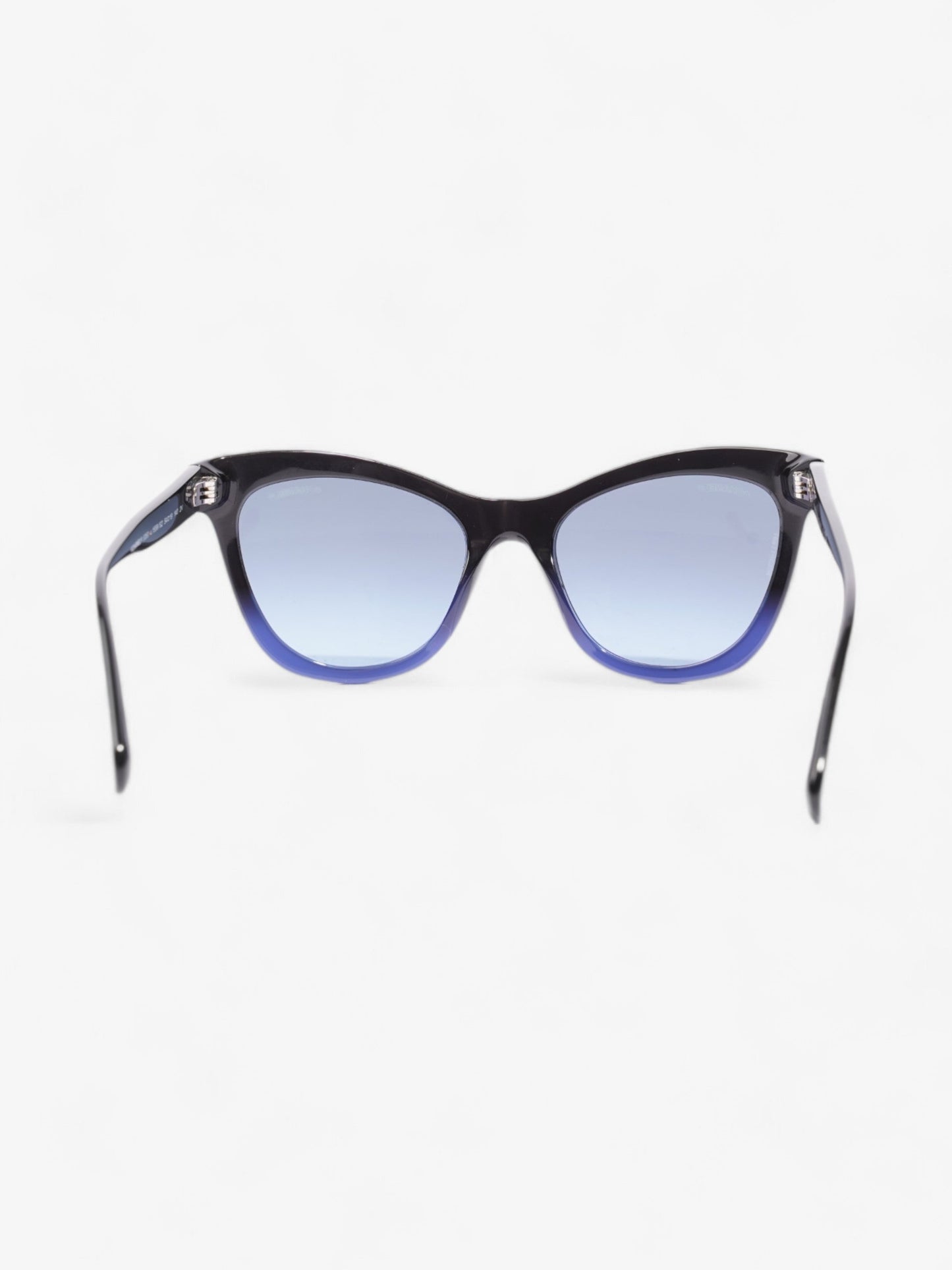 Chanel Gradient Sunglasses Black / Blue Acetate 140mm