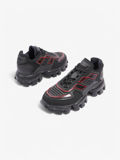 Prada Cloudbust Thunder  Black / Red Mesh EU 41 UK 7