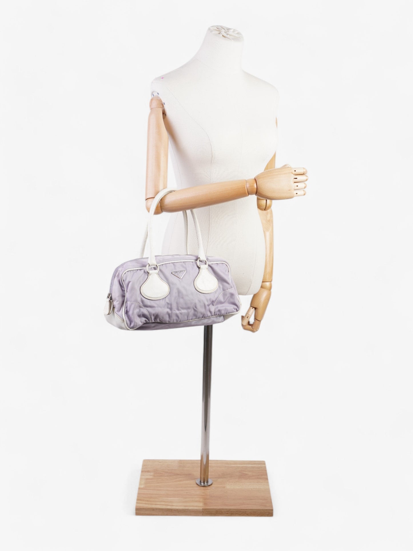 Prada Handbag Lilac / White Nylon