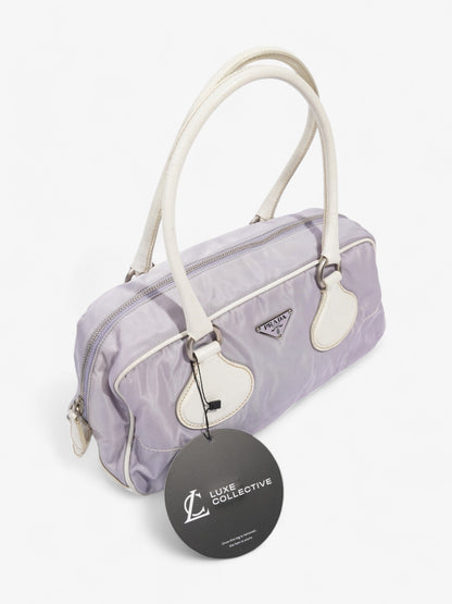 Prada Handbag Lilac / White Nylon
