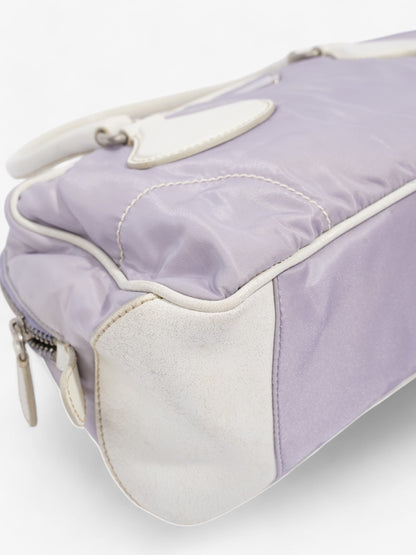 Prada Handbag Lilac / White Nylon