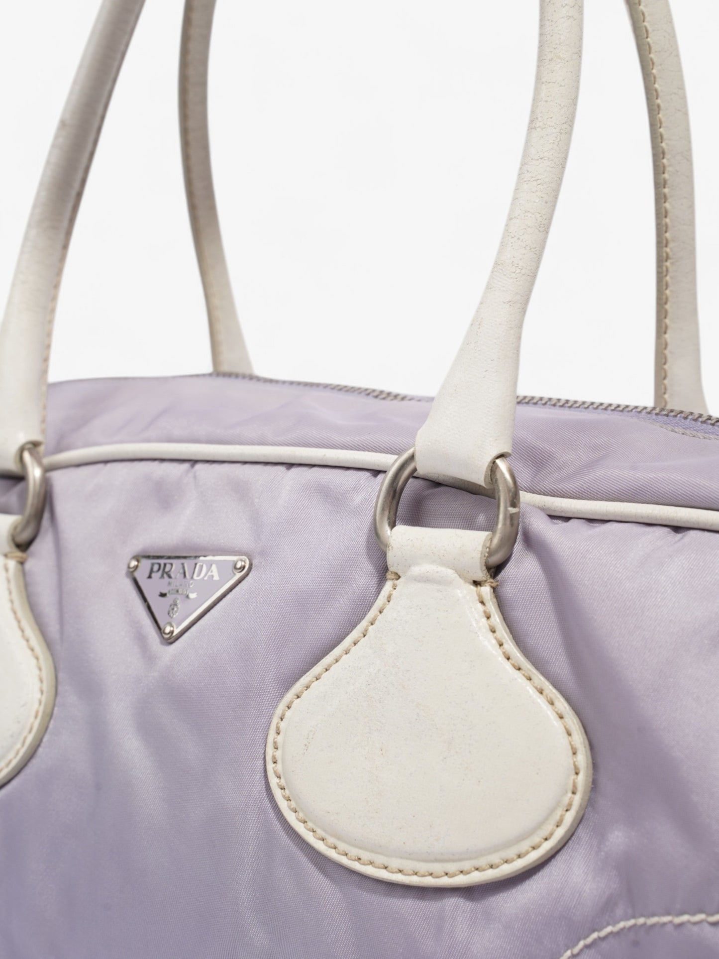 Prada Handbag Lilac / White Nylon