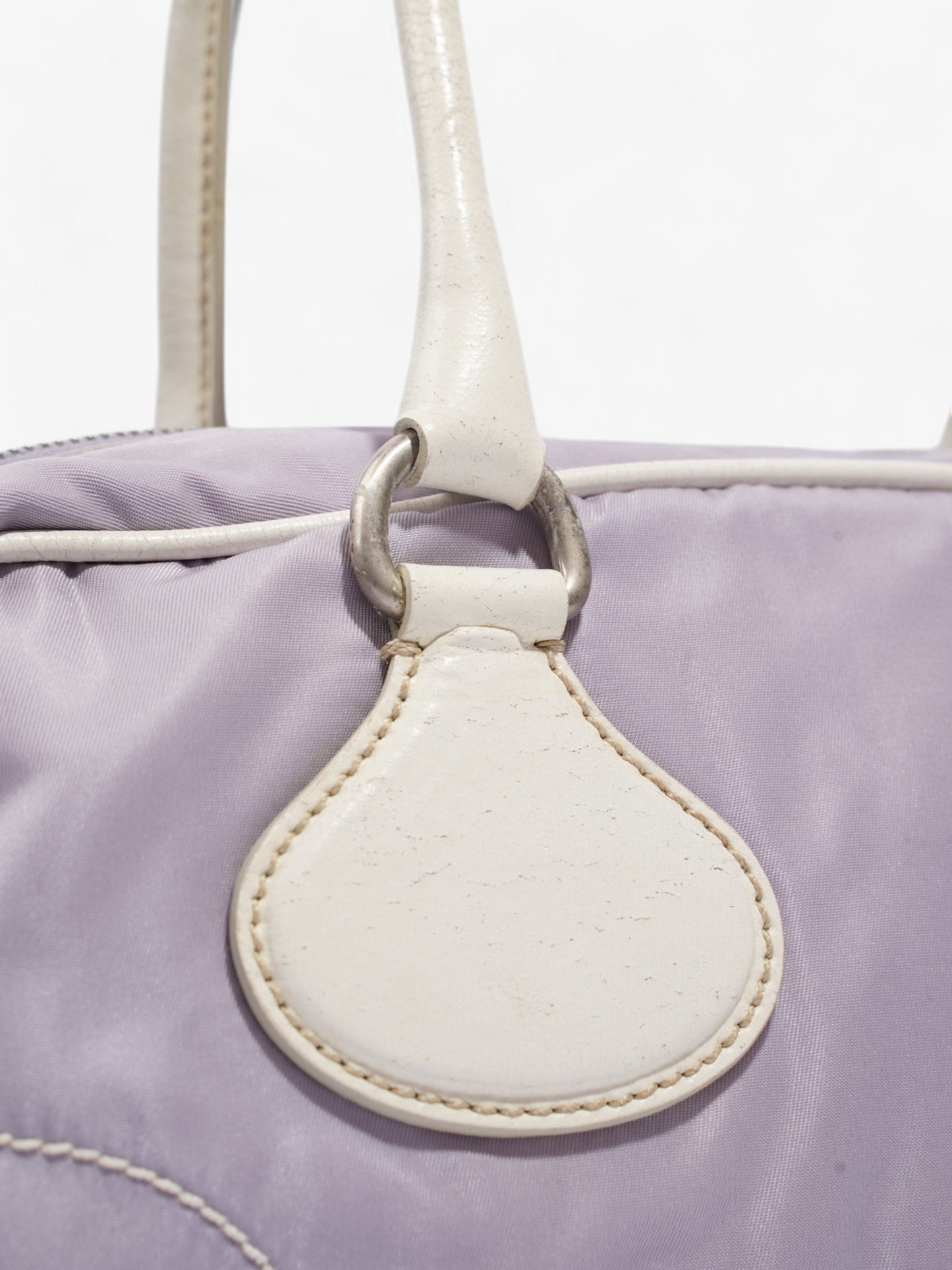 Prada Handbag Lilac / White Nylon