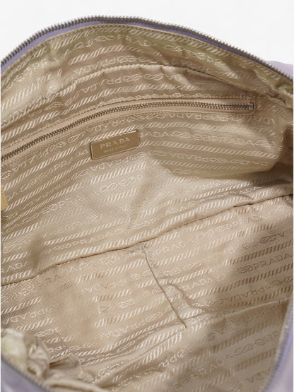 Prada Handbag Lilac / White Nylon