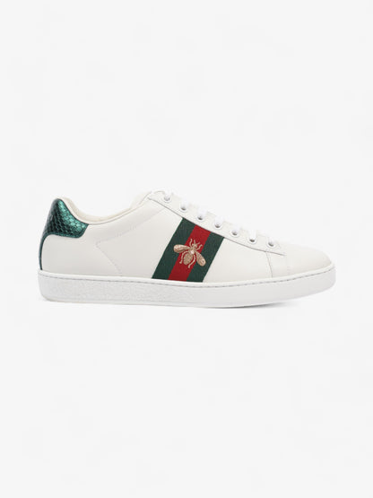 Gucci Ace Sneakers with Bee White / Red / Green Leather EU 37.5 UK 4.5