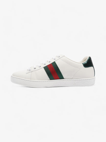 Gucci Ace Sneakers with Bee White / Red / Green Leather EU 37.5 UK 4.5