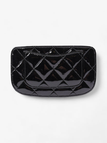 Chanel CC Card Holder Black Patent Leather