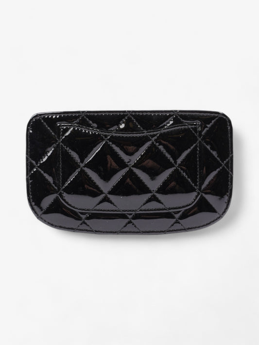 Chanel CC Card Holder Black Patent Leather