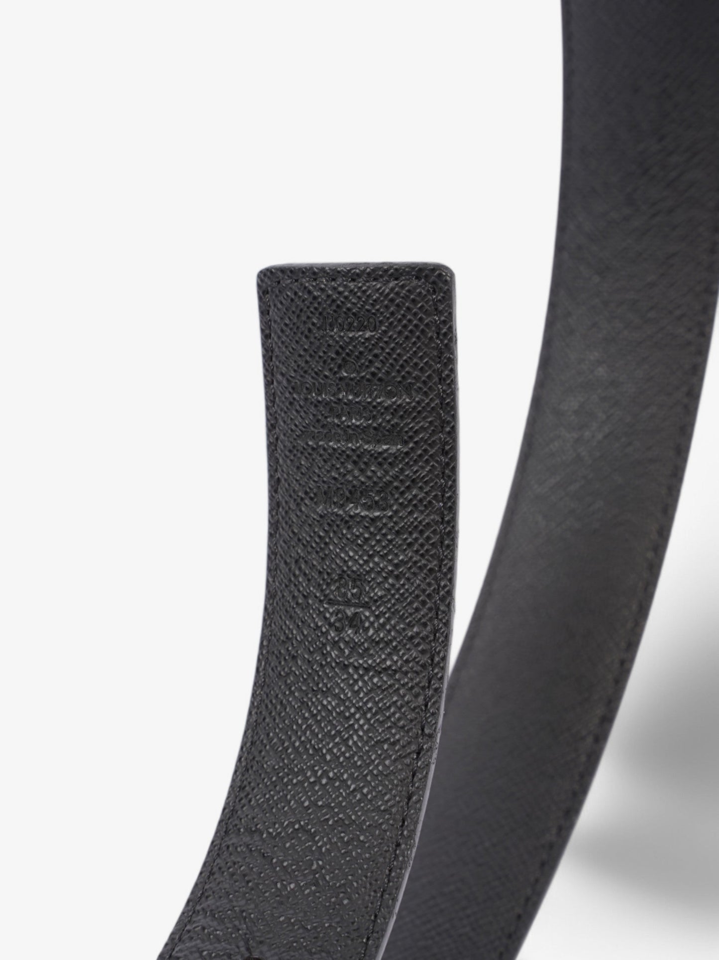 Louis Vuitton LV Initiales Reversible Belt Monogram / Gold / Black Coated Canvas 85cm / 34"