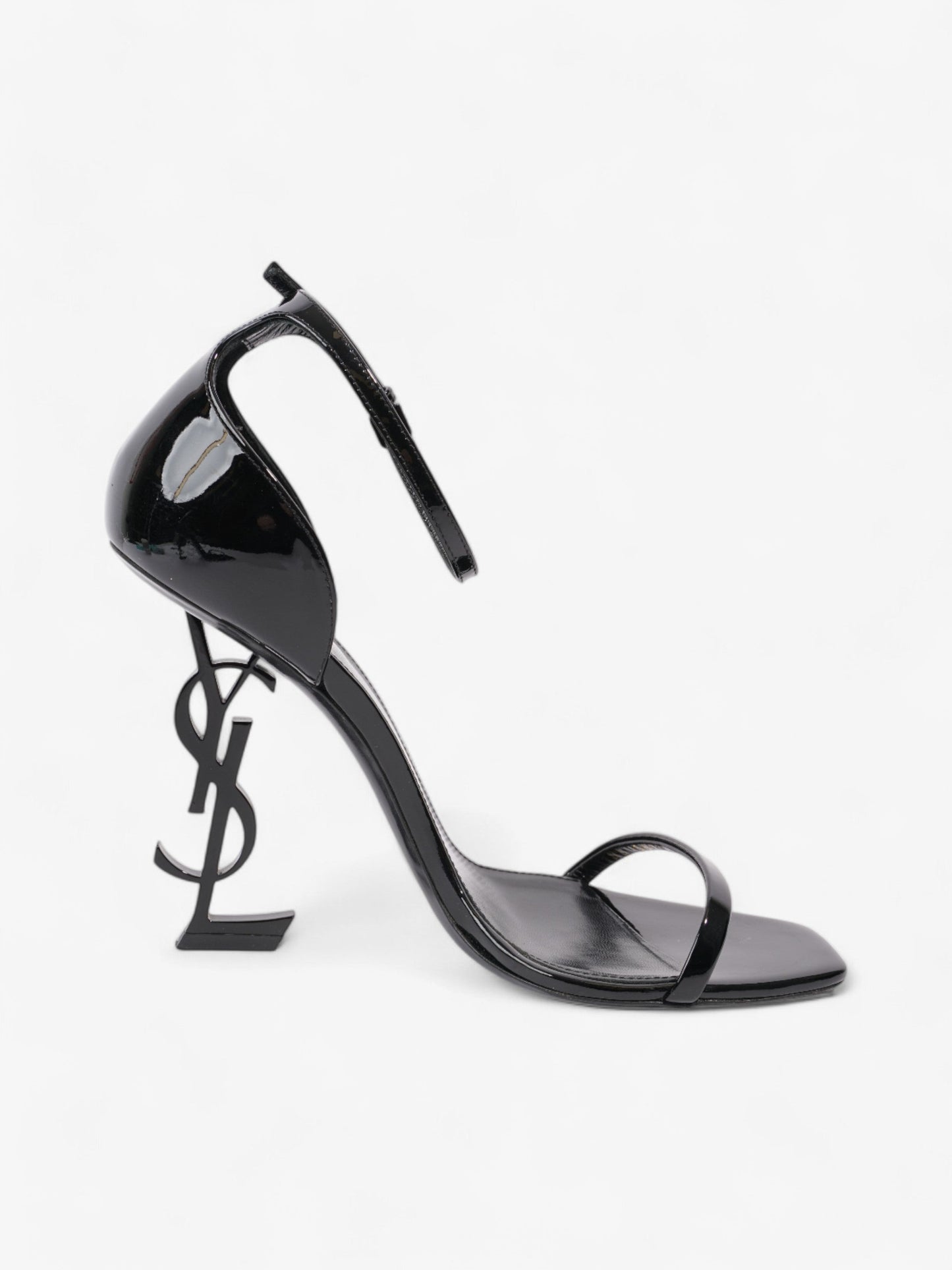 Saint Laurent Opyum 110 110 Black Patent Leather EU 40 UK 7