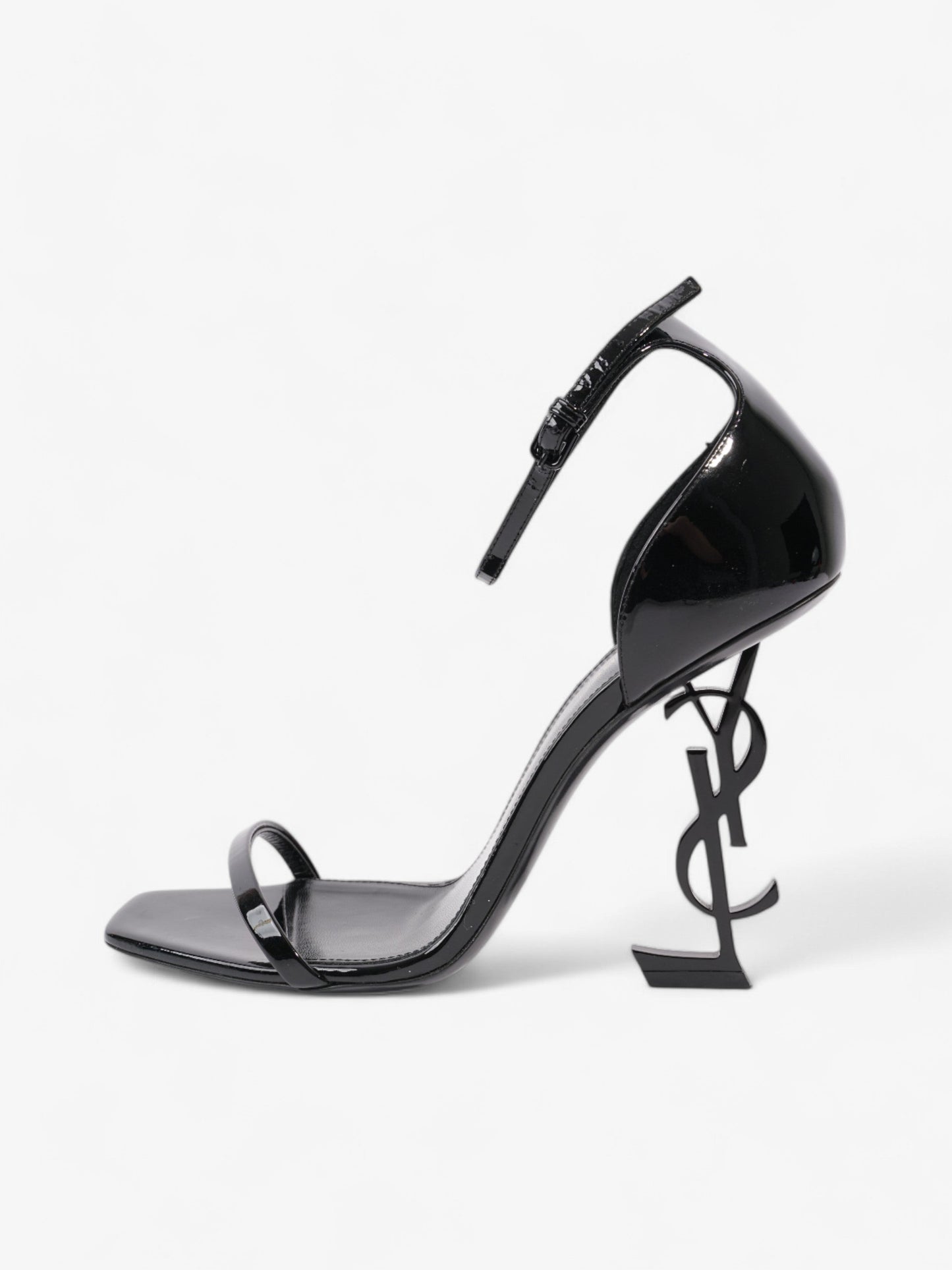 Saint Laurent Opyum 110 110 Black Patent Leather EU 40 UK 7