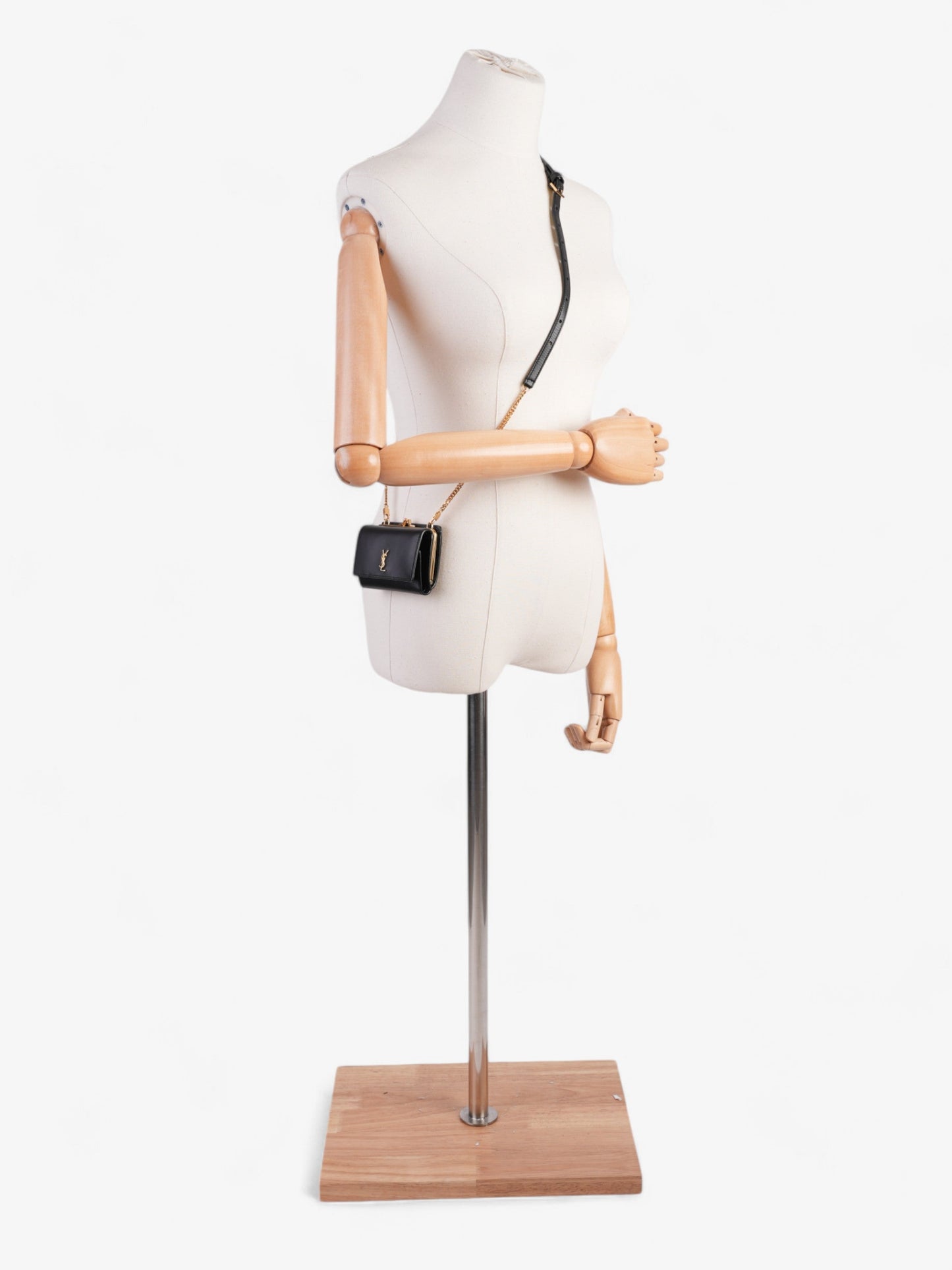 Saint Laurent Monogram Rider Belt Bag Black Calfskin Leather