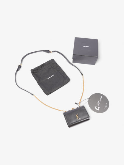 Saint Laurent Monogram Rider Belt Bag Black Calfskin Leather