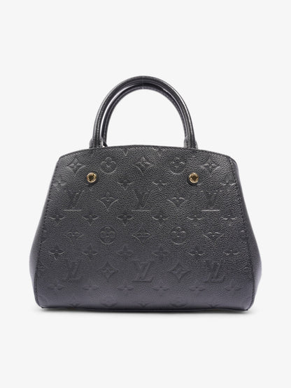 Louis Vuitton Montaigne BB Black Empreinte Leather