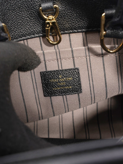 Louis Vuitton Montaigne BB Black Empreinte Leather