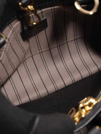 Louis Vuitton Montaigne BB Black Empreinte Leather