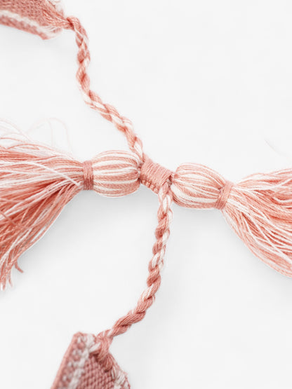 Christian Dior J'Adior Friendship Bracelet Set Pink / Grey / White Cotton