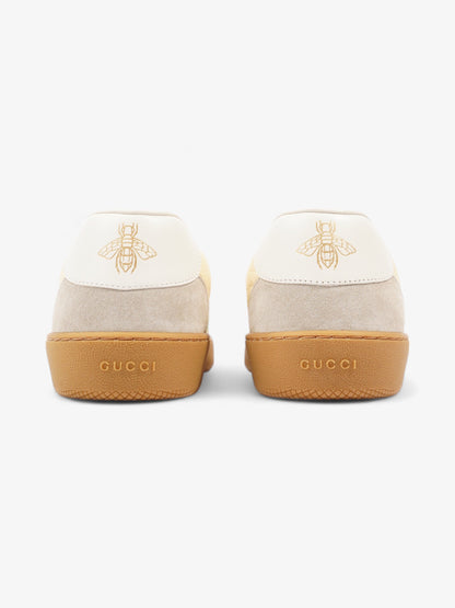Gucci G74 Sneakers Yellow / White / Green Leather EU 44 UK 10