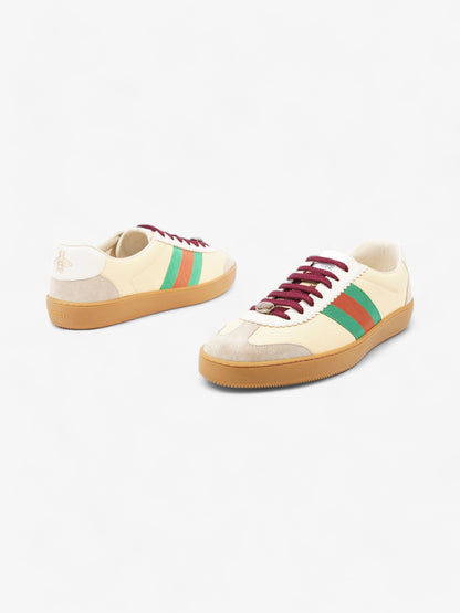 Gucci G74 Sneakers Yellow / White / Green Leather EU 44 UK 10