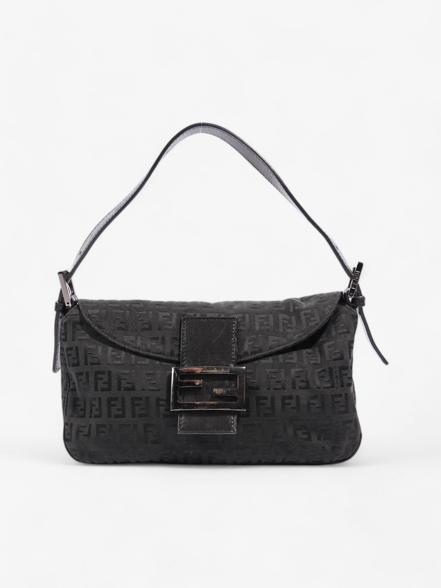 Fendi Baguette Black Canvas