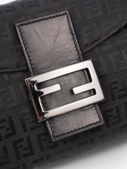 Fendi Baguette Black Canvas
