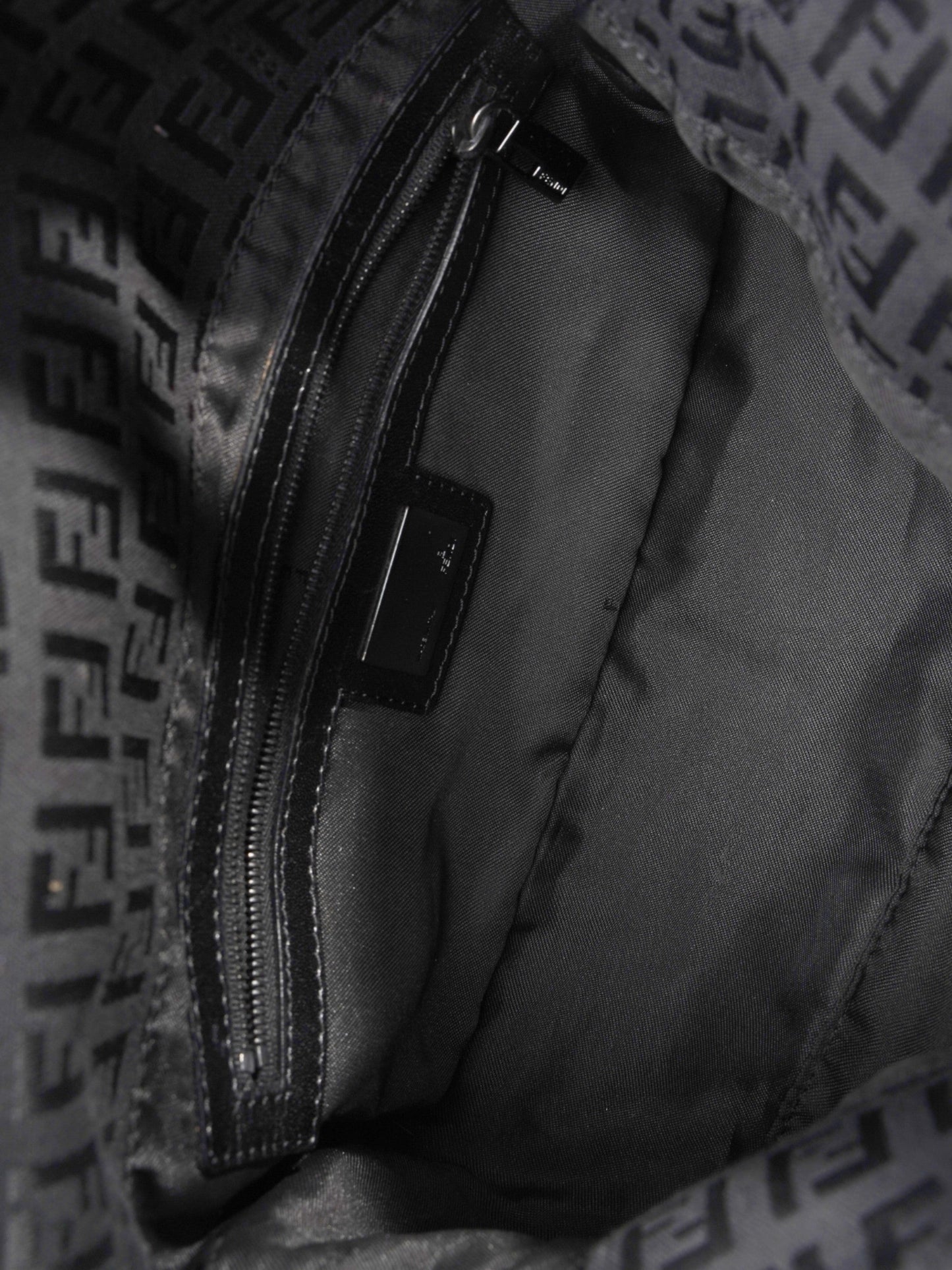 Fendi Baguette Black Canvas