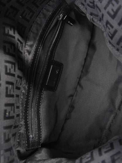 Fendi Baguette Black Canvas