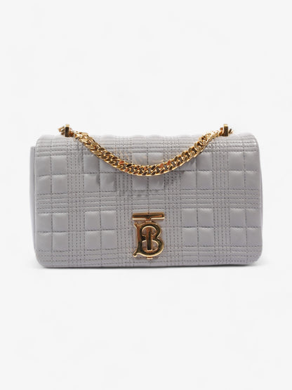 Burberry Lola Bag Grey Lambskin Leather Small