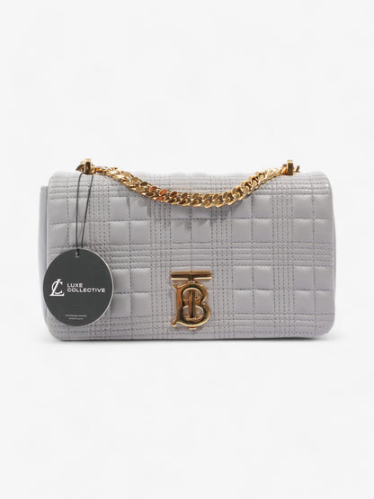 Burberry Lola Bag Grey Lambskin Leather Small