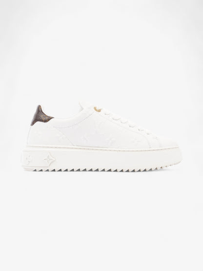 Louis Vuitton Time Out Sneaker White / Brown Monogram Leather EU 36.5 UK 3.5
