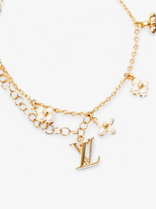 Louis Vuitton LV Floragram Bracelet Gold / Pearl Base Metal