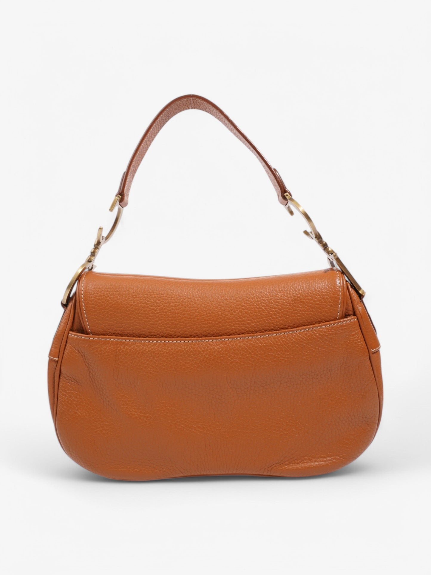 Christian Dior Double Saddle Bag Tan Leather