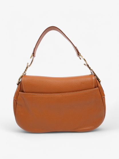 Christian Dior Double Saddle Bag Tan Leather