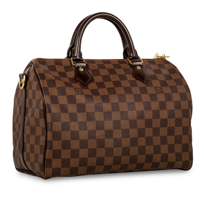 Louis Vuitton Speedy 30 Bandoulière - Damier Ebene