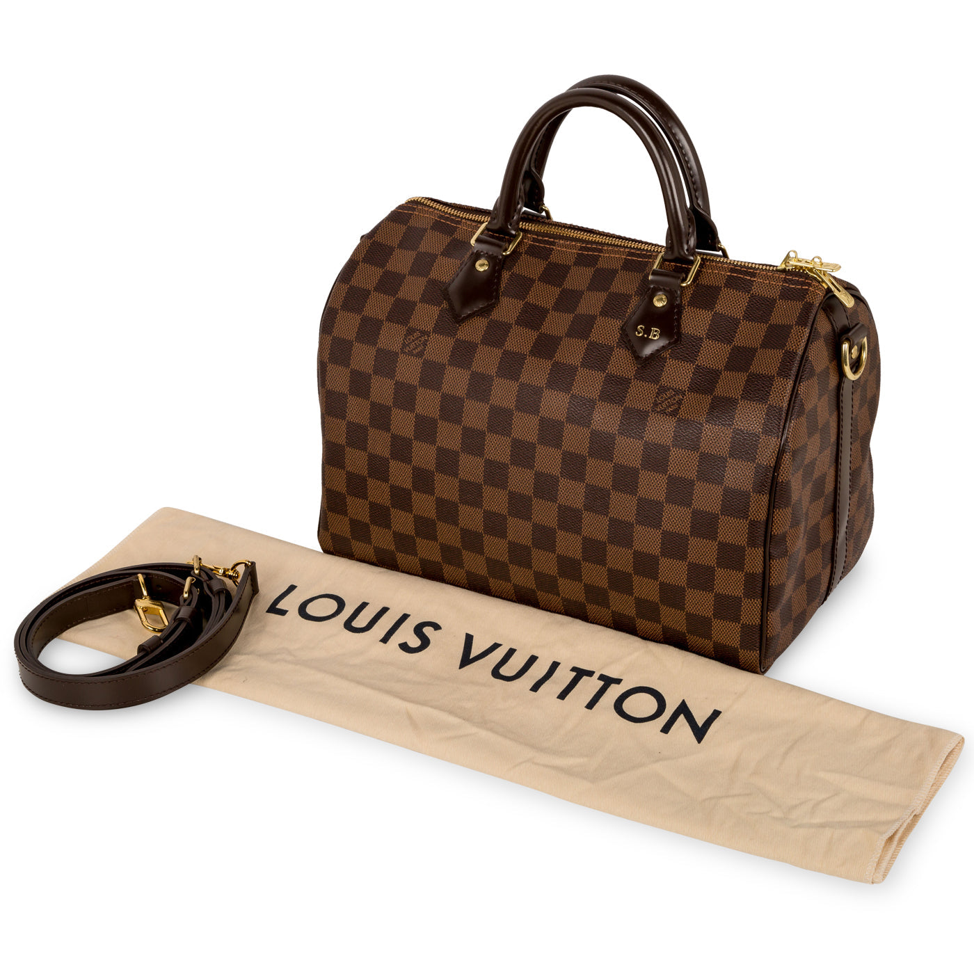 Louis Vuitton Speedy 30 Bandoulière - Damier Ebene